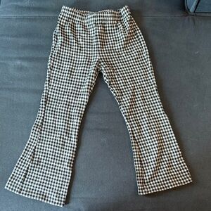 Hanna Andersson Black and White Checkered Kids Bottoms